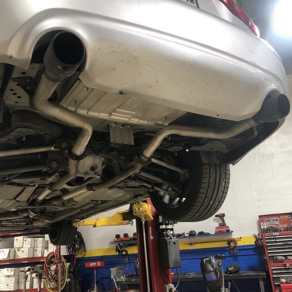 Muffler before