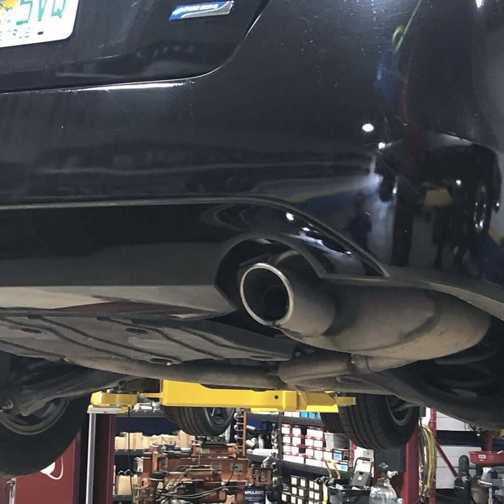 Muffler before